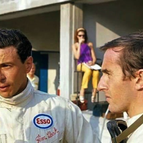 Monza 1966 : avec Jackie sous le regard d'une admiratrice Monza 1966 : avec Jackie sous le regard d'une admiratrice